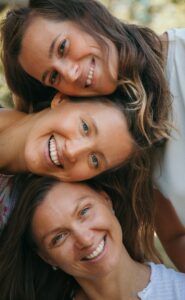 Group of young women